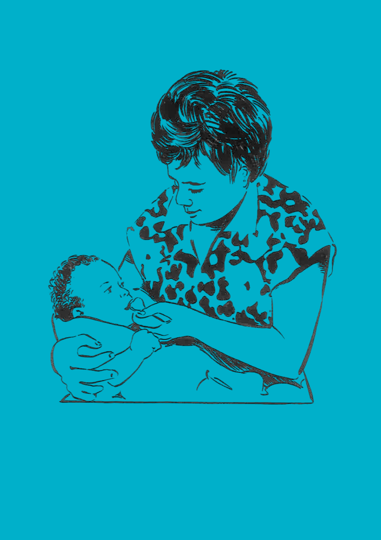 Bébé en train d'être nourri à la cuillère; Baby being spoon-fed